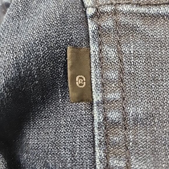 Levi's 513 Womens Jeans Dark Blue Wash 32x32 Denim Blue Stretch Elastic Ankles - Picture 5 of 8